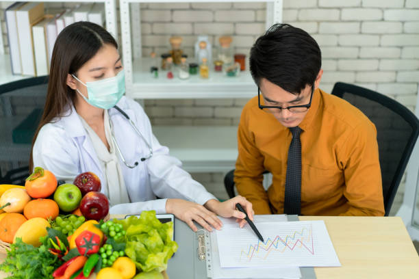 istock Patient meet nutritionist. 1303964710