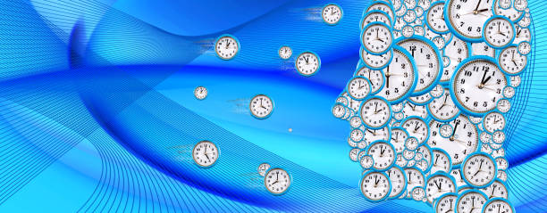 istock the contour of a human head with dials on an abstract background. Several dials are in front of the head contour and particles are separated from them. 3D image 1303969901