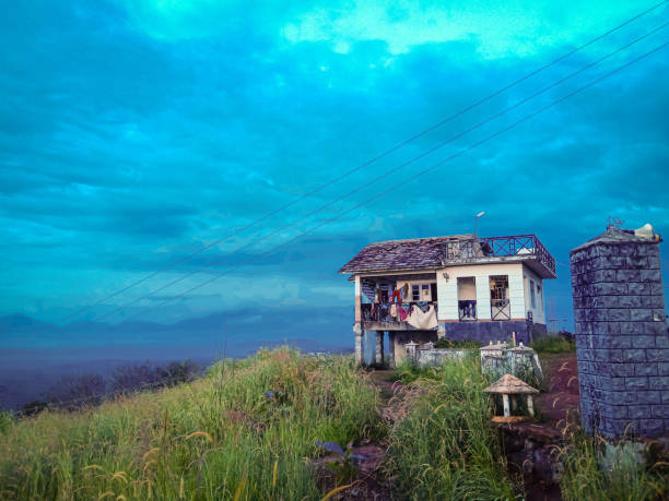 Mysterious abandoned house