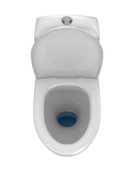 istock Toilet bowl on white background. Isolated 3D illustration 1303975156