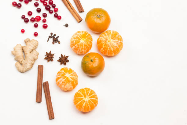 istock Whole tangerines, peeled tangerine. 1303982089