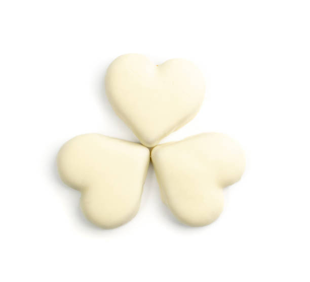 istock Heart Shape Valentines Cookies Covered with White Icing Sugar 1303984814