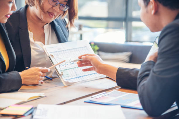 istock Multi Ethnics Teamwork Collaboration Team Meeting Communication concept in Business people Working Together Conference Room. Diversity Partner Business Meeting brainstorming together Businessman Team 1303987362