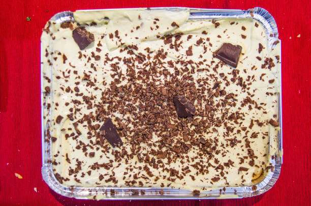 istock Typical Italian dessert with coffee, mascarpone and chocolate, tiramisu 1303990749