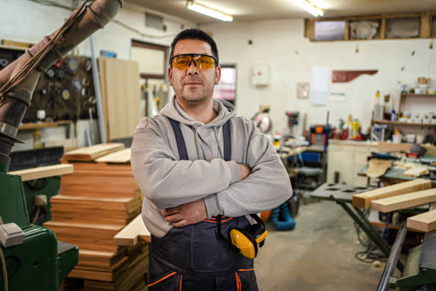 istock Small Business of a Carpenter in his Work Shop 1303996868