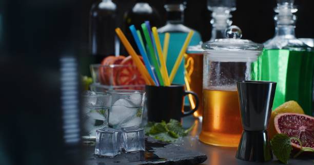istock Serving vodka in shot glasses 1304003804