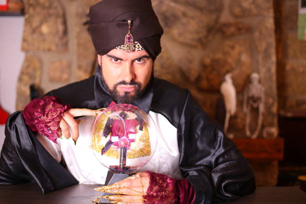 istock Soothsayer using crystal ball to predict the future 1304012257