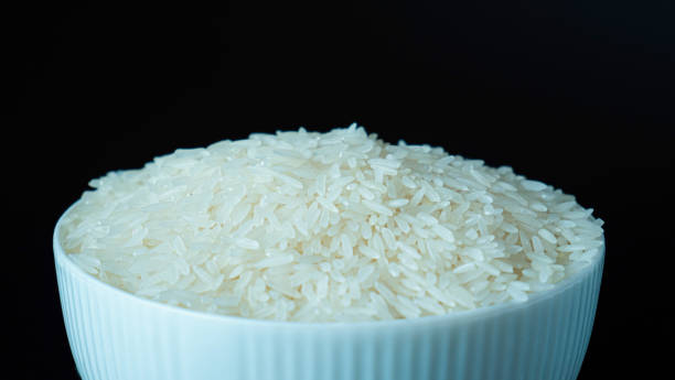 istock Jasmine rice, popular rice variety in Thailand. Rice grain that has passed through the polishing process Ready to be cooked or steamed. Vitamin B1 helps the body get energy from carbohydrates. 1304017500