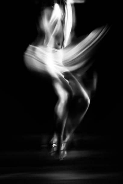 istock Cropped view of dancing woman 1304024626