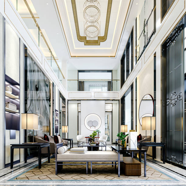 istock 3d render of beautiful luxury home interior 1304027273
