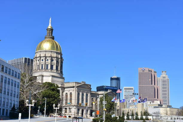 istock Georgia State Capitol and Downtown Atlanta 1304027578