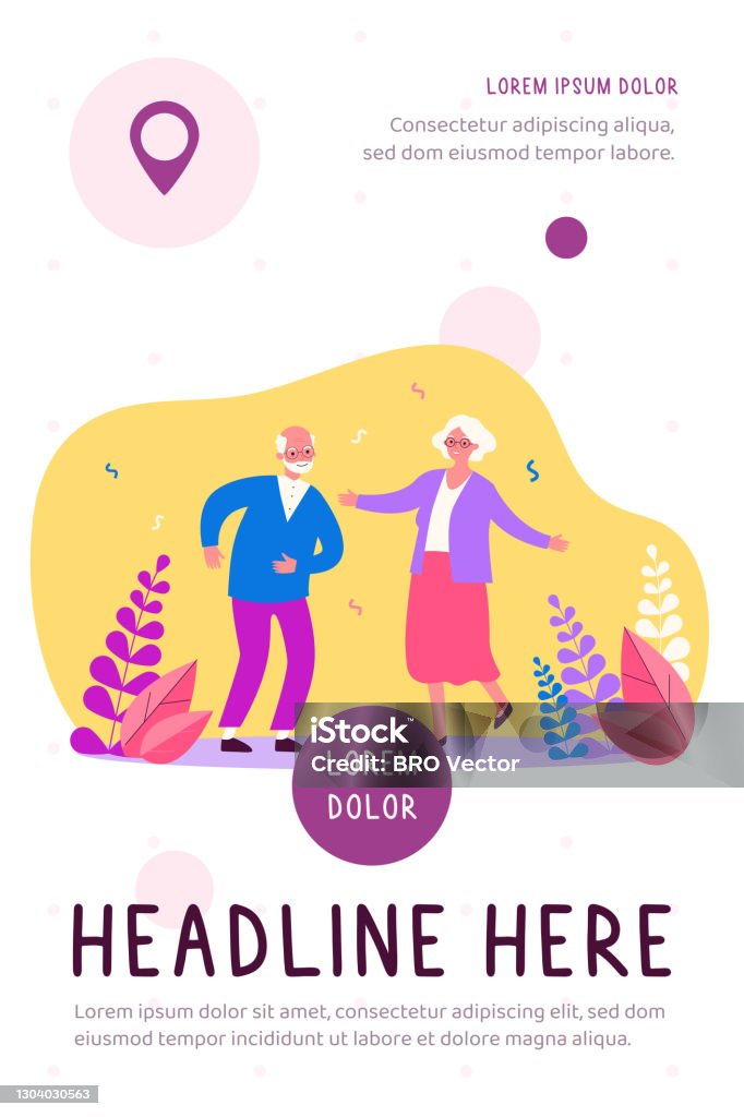 Active Funny Old Couple Dancing At Party Stock Illustration - Download  Image Now - Senior Adult, Dancing, Humor - iStock