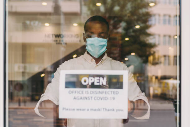 istock Office disinfection, COVID-19 pandemic 1304030810