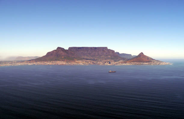 istock Aerial view across cape town to table mountain 1304042193