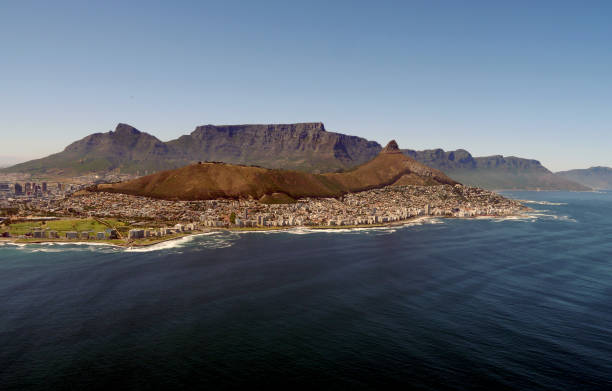 istock Aerial view across cape town to table mountain 1304042194