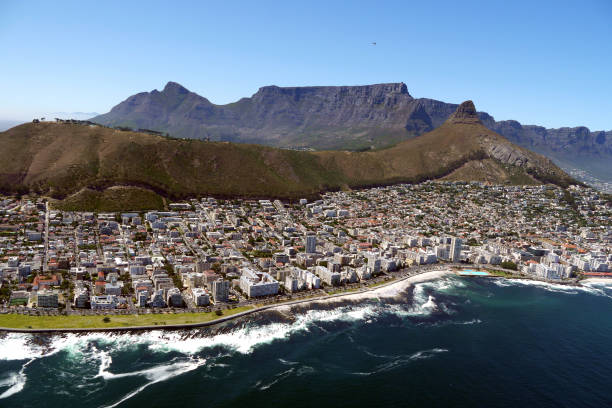 istock Aerial view across cape town to table mountain 1304042217