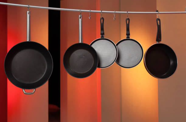 istock different dishes in the kitchen, various kitchen utensils on table, in the kitchen 1304042456