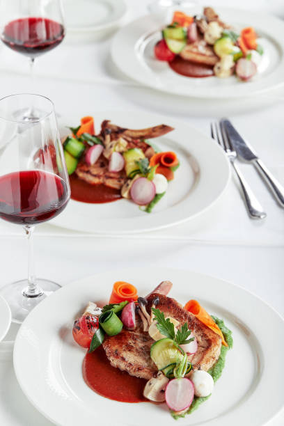 istock Steak on the bone. tomahawk steak On a white background. Top view. Free copy space 1304042851