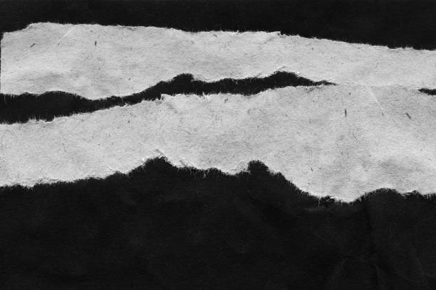 istock Abstract landscape, black and white minimalist art illustration. 1304043603