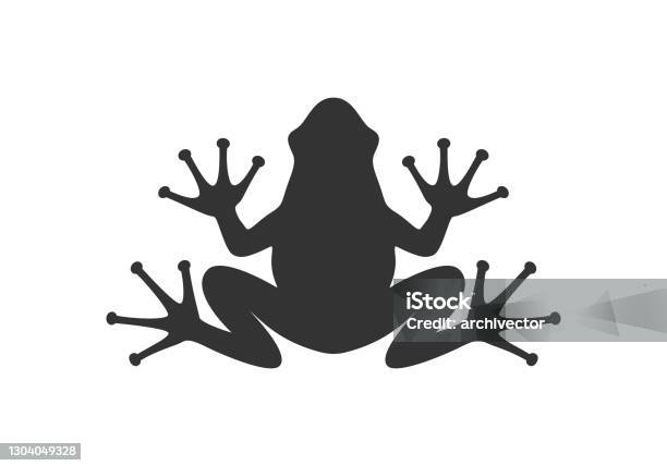 Frog Symbol Stock Illustration - Download Image Now - Frog, Tree Frog, Logo