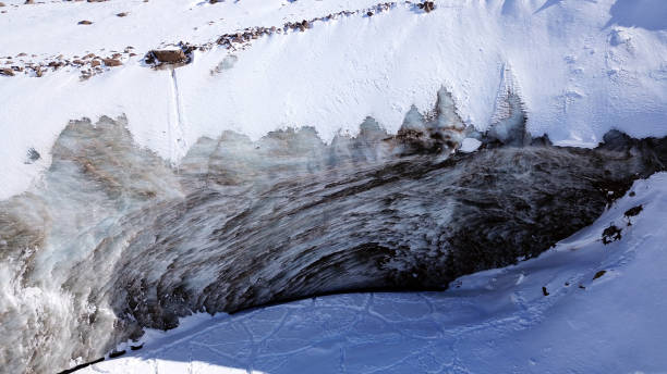 istock A huge wall of ice. Glacier in the mountains 1304052031