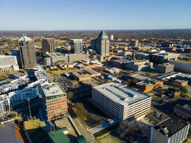 istock Greensboro, North Carolina aerial 1304053862