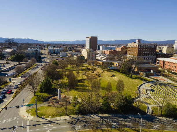 istock Aerial over Roanoke, Virginia 1304053868