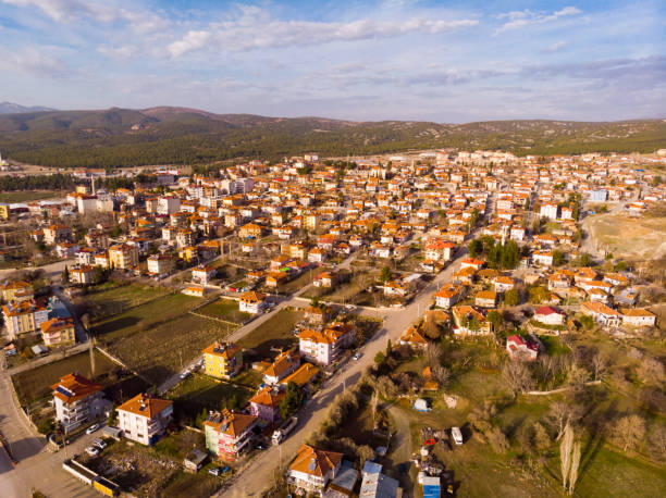 istock Small Turkish town Cavdir in Burdur Province 1304055239