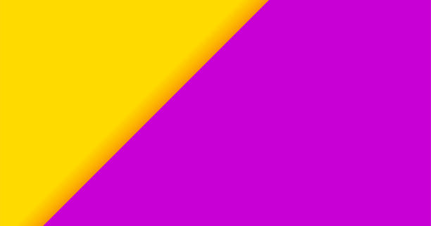 Yellow Purple Color For Banner Background Two Tone Opposite Colors Purple  And Yellow Paper Background Wallpaper Colored Yellow Purple Stock  Illustration - Download Image Now - iStock