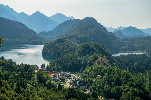 istock Panoramic view of the Schwangau village. 1304061921