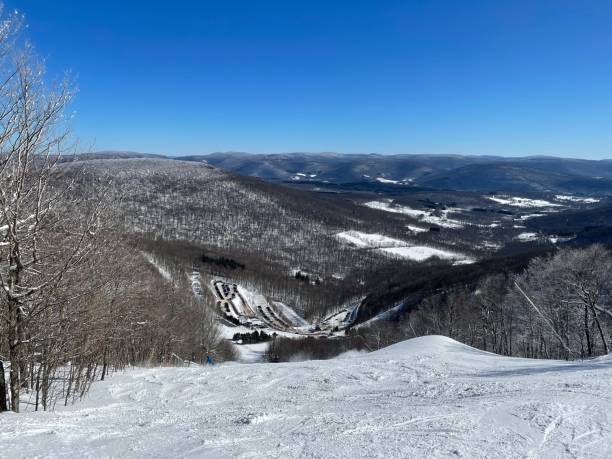 istock View from the summit of Ski Hill 1304067051