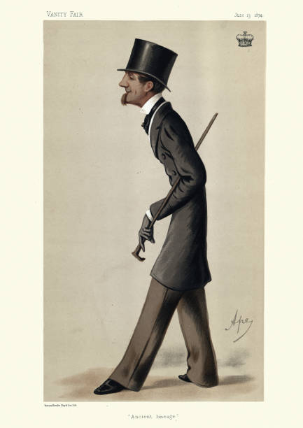 istock John Thynne, 4th Marquess of Bath, Vanity fair caricature, Victorian British peer and diplomat 1304091849