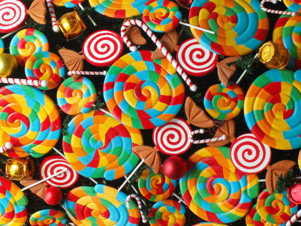 istock Candy Canes Wall Decoration Christmas 1304097886