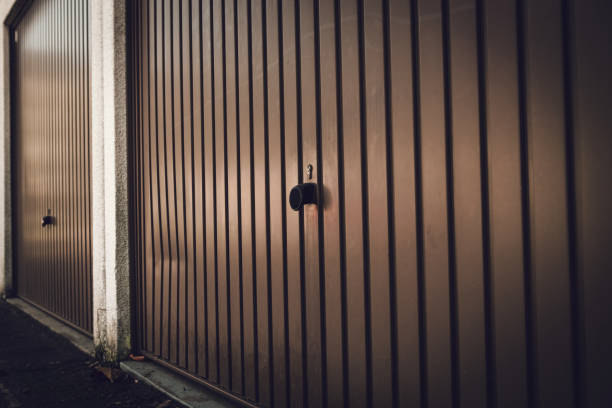 istock Metal garage doors 1304103851