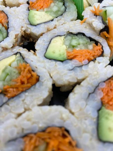 Veggie sushi takeout