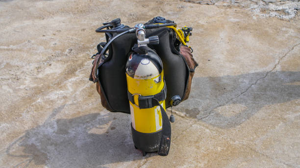 istock Full set of scuba diving equipment 1304109620