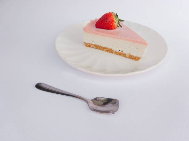 istock Homemade cheesecake with fresh strawberry 1304115699