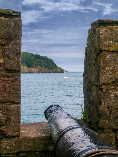 Dartmouth Castle by moonlight