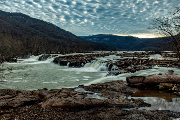 istock Sandstone Falls on the New River in West Virginia 1304123861