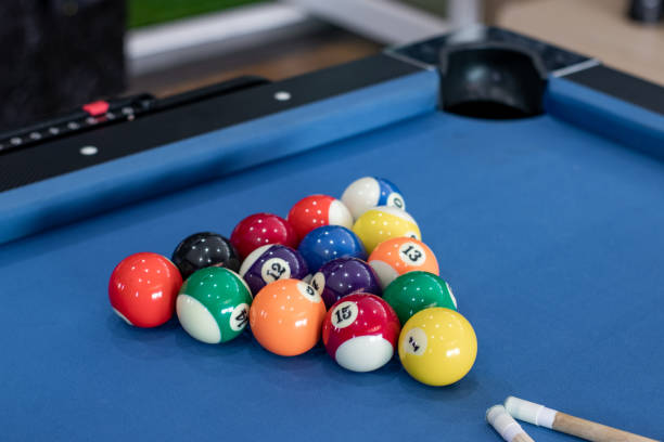 istock close up of pool ball on pool table 1304124750