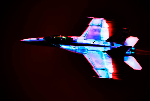 istock Jet flying infrared coloring 1304135088