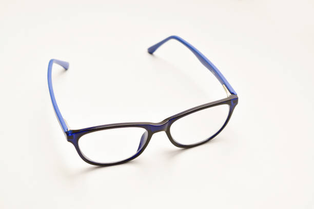 istock Eye glass isolated on white background 1304136150