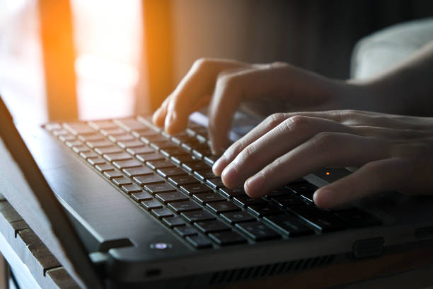 istock Men use computers to download information from the internet. 1304137079