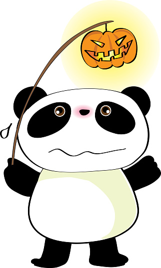 vector cartoon panda