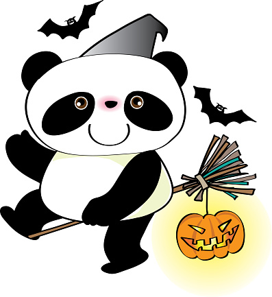 vector cartoon panda