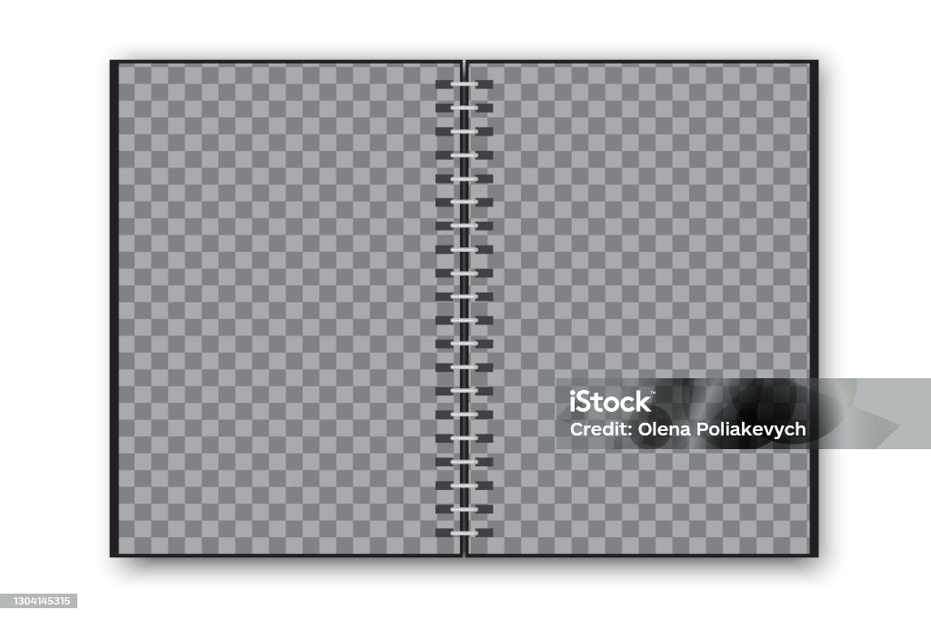 Black Notepad Vector Black Notepad Notebook Paper Black Blank Notepad In Realistic Style ...