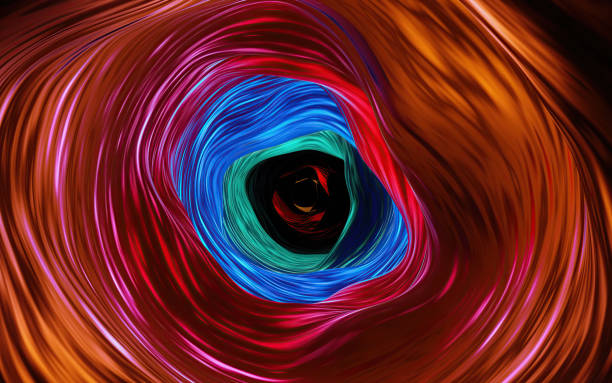 istock Abstract of multicolor round twirl. 1304151922