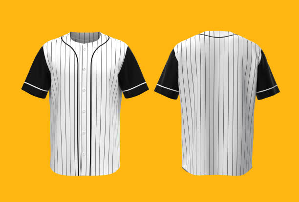istock Baseball t-Shirt mockup in front, and back views 1304154959