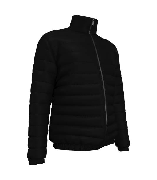 istock Men's warm sport puffer jacket isolated over white background 1304155761