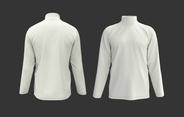 istock Longsleeves turtleneck shirt mock-up 1304155899